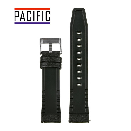 PASEK U16 - 1 - CZARNY / CZARNA NIĆ - 22mm