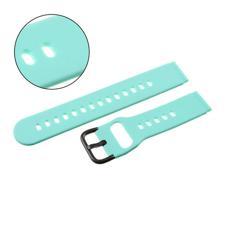 PASEK U01 - 20/B - MIĘTOWY / CZARNY - 20MM