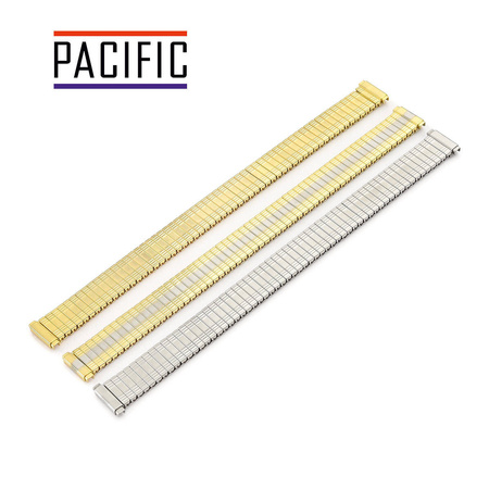 BRANSOLETA ROZCIĄGANA DAMSKA - MODEL 6 - SREBRNO - ZŁOTA