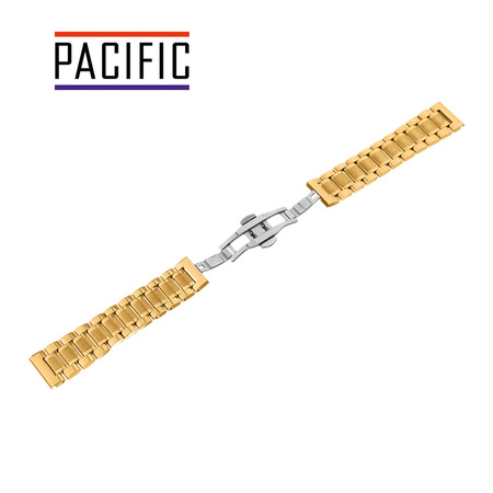 BRANSOLETA - SOLID ZAP. MOT. - MB 60 - 30 - ZŁOTY - 22mm