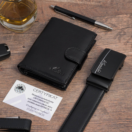 KOMPLET KRYNICKI - 111 BLACK - PASEK 120 cm