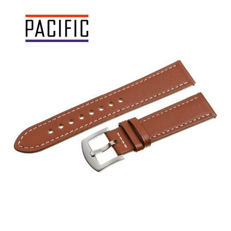 PACIFIC W81 - 3.22 - JASNY BRĄZ / BIAŁA NIĆ - 22MM