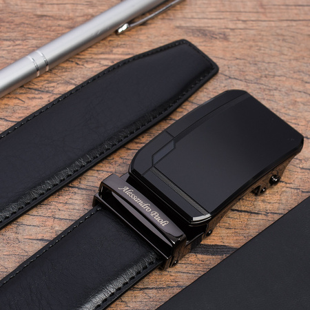 PASEK DO SPODNI AP 01-004 BLACK - PAKIET 5 SZTUK