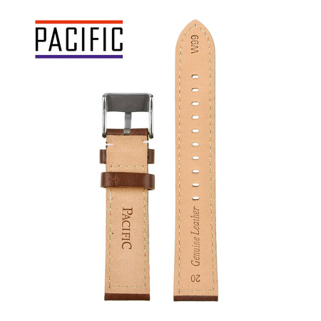 PACIFIC W99 - 2.22 - CIEMNY BRĄZ / BIAŁA NIĆ - 22mm