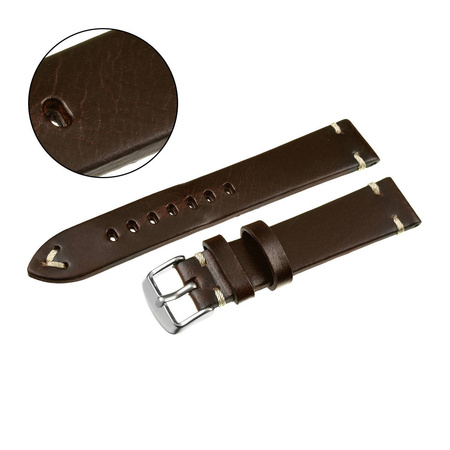 PACIFIC W18 - 2.22 - CIEMNY BRĄZ / BIAŁA NIĆ - 20MM