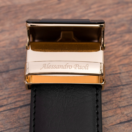 PASEK DO SPODNI AP 01-020 BLACK - PAKIET 5 SZTUK