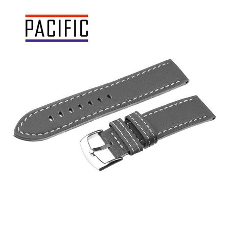 PACIFIC W22 - 32.22 - JASNY SZARY / BIAŁA NIĆ - 24MM