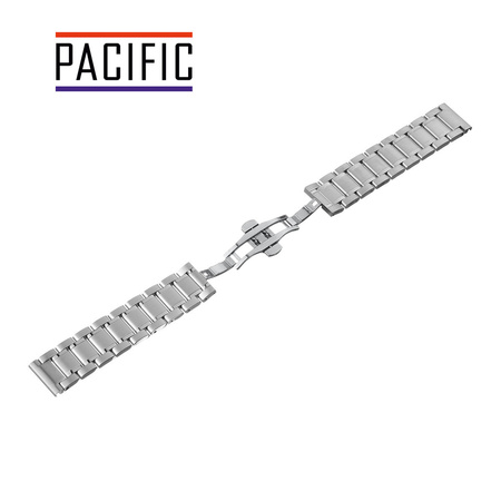 BRANSOLETA - SOLID ZAP. MOT. - MB 59 - 31 - SREBRNY - 22mm