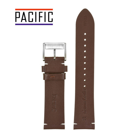 PACIFIC W118 - 2.22 - CIEMNY BRĄZ / BIAŁA NIĆ - 24mm