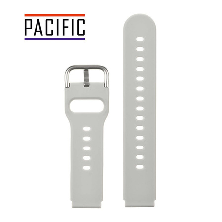 PASEK U01 - 32/S - JASNY SZARY / SREBRNY - 20MM