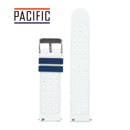 PASEK U12 - 5.22 - GRANATOWY / BIAŁY - 22MM