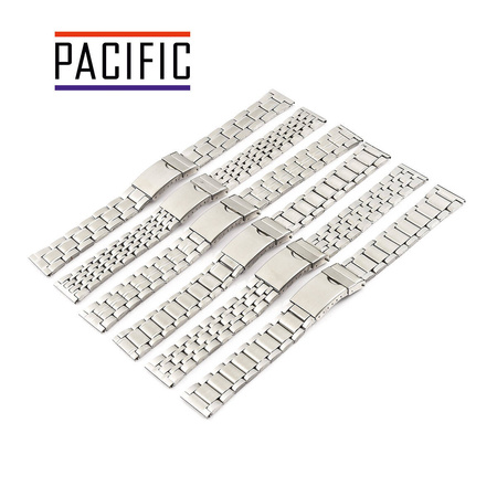 BRANSOLETA STALOWA STANDARD - MODEL 5 - SREBRNA