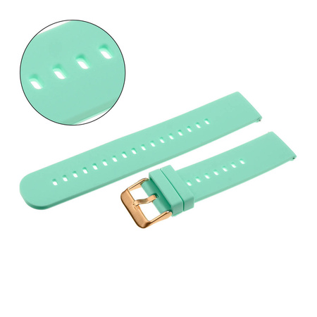 PASEK U27 - 20/RG - MIĘTOWY / RÓŻOWE ZŁOTO - 18mm