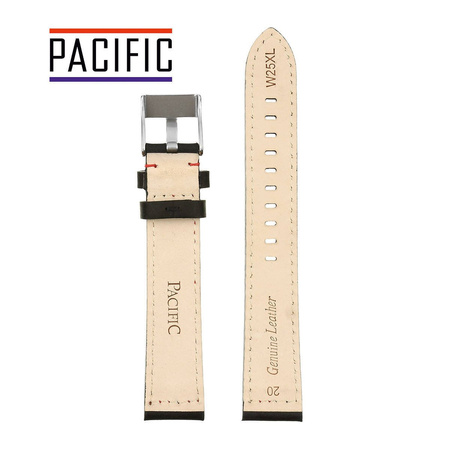 PACIFIC W25XL - 1.6 - CZARNY / CZERWONA NIĆ - 22MM