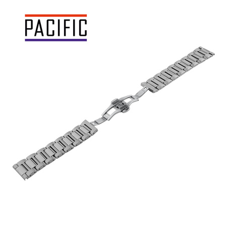 BRANSOLETA - SOLID ZAP. MOT. - MB 62 - 31 - SREBRNY - 20mm