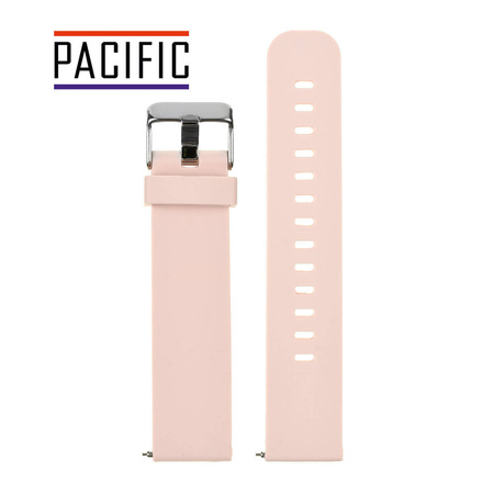 PASEK U15 - 13/S - JASNY RÓŻOWY / SREBRNY - 20MM