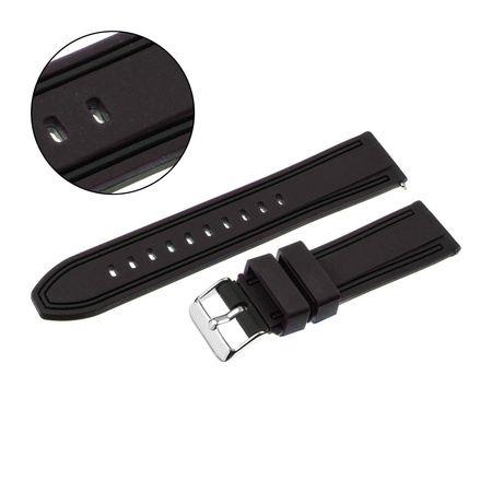 PASEK U14 - 1 - CZARNY - 22MM