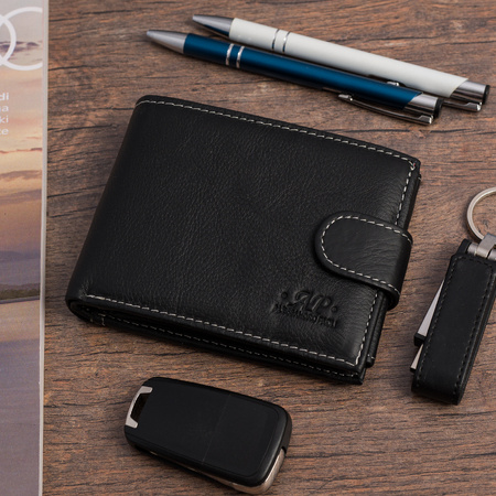 PORTFEL AP 98-113 BLACK 1 / WHITE