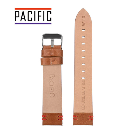 PACIFIC W110 - 3.6 - JASNY BRĄZ / CZERWONA NIĆ - 22mm