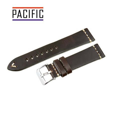 PACIFIC W32 - 2.22 - CIEMNY BRĄZ / BIAŁA NIĆ - 22MM