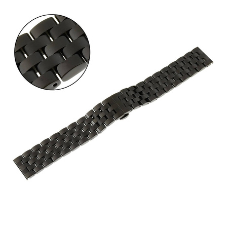 BRANSOLETA - SOLID ZAP. MOT. - MB 52 - 1 - CZARNY - 20mm