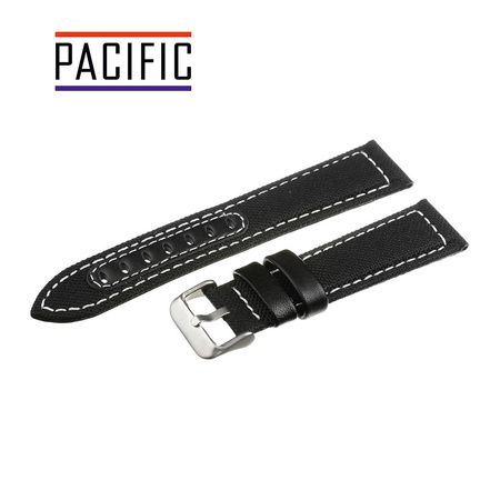 PACIFIC W34 - 1.22 - CZARNY / BIAŁA NIĆ - 22MM
