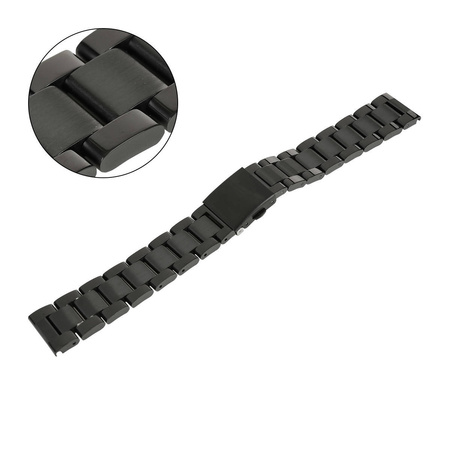 BRANSOLETA - SOLID - MB 02 - 1 - CZARNY - 20mm