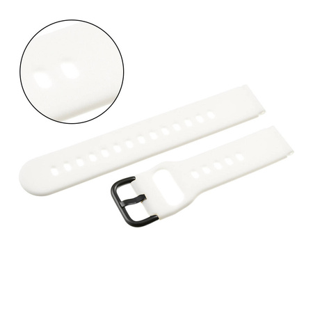 PASEK U01 - 22/B - BIAŁY / CZARNY - 20MM