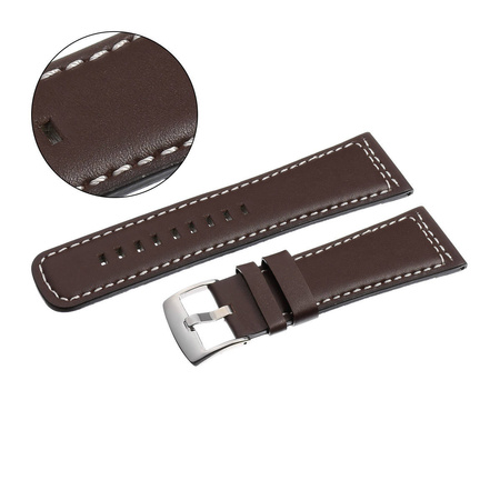 PACIFIC W108 - 2.22 - CIEMNY BRĄZ / BIAŁA NIĆ - 28mm