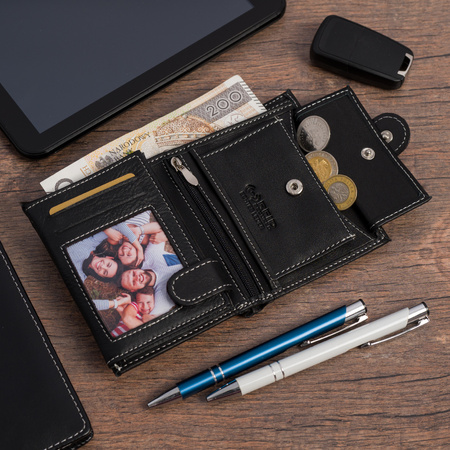 PORTFEL AP 98-121 BLACK 2 / WHITE