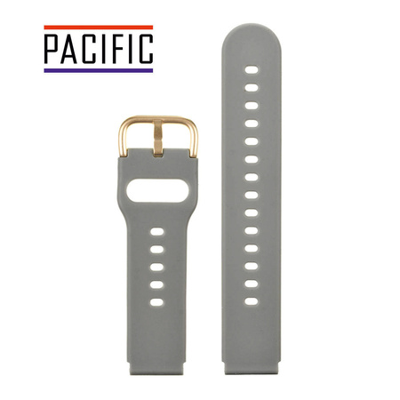 PASEK U01 - 7/G - CIEMNY SZARY / ZŁOTY - 20MM