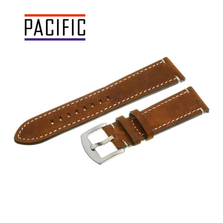 PACIFIC W72 - 2.22 - CIEMNY BRĄZ / BIAŁA NIĆ - 24MM