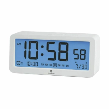 BUDZIK LCD L13401 BIAŁY