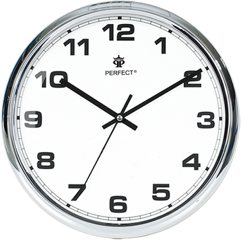 ZEGAR ŚCIENNY FX631AK SREBRNY