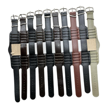 PASEK Z PODKŁADKĄ SKÓRZANY / MIX KOLOR