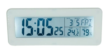 Budzik LCD Perfect JB-8202 BIAŁY