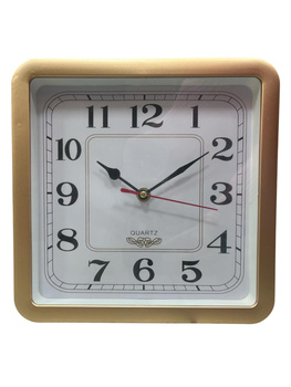 ZEGAR KWARCOWY KWADRAT 2011 ZŁOTY