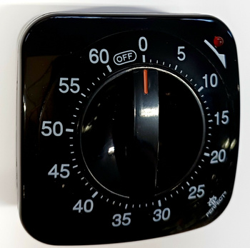 MINUTNIK ANALOGOWY Perfect TM67 CZARNY