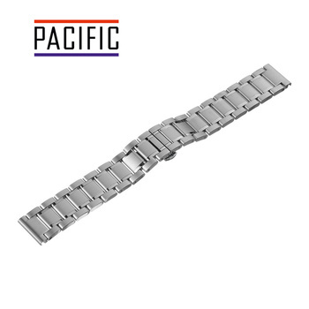 BRANSOLETA - SOLID ZAP. MOT. - MB 59 - 31 - SREBRNY - 22mm