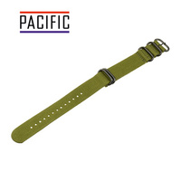 PASEK PARCIANY N01 - 27/B - CIEMNO ZIELONY / CZARNY - 20MM