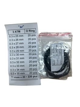 USZCZELKI DO ZEGARKÓW 220 SZT 