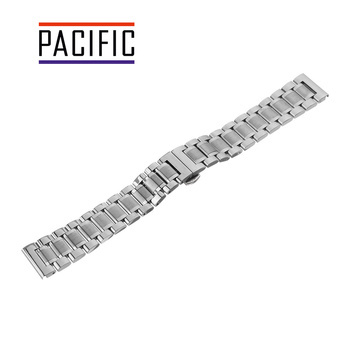 BRANSOLETA - SOLID ZAP. MOT. - MB 60 - 31 - SREBRNY - 18mm