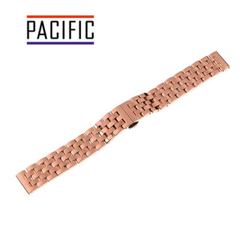 BRANSOLETA - SOLID ZAP. MOT. - MB 52 - 33 - RÓŻOWY ZŁOTY - 22mm