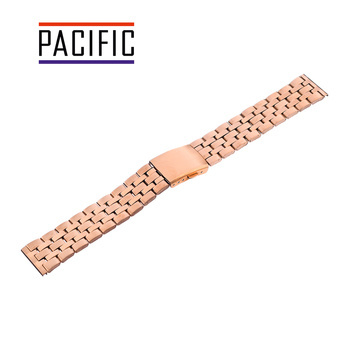 BRANSOLETA - SEMI SOLID - MB 74 - 33 - RÓŻOWY ZŁOTY - 20mm