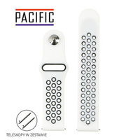 PASEK U11 - 22.1 - BIAŁY / CZARNY - 20MM