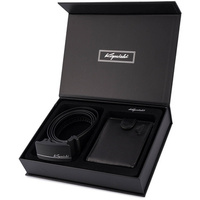 KOMPLET KRYNICKI - 113 BLACK - PASEK 115 cm