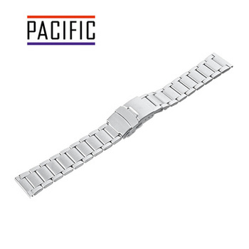 BRANSOLETA - STALOWA HQ - MB 101 - 31 - SREBRNY - 14mm