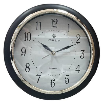 ZEGAR ŚCIENNY JQ17 CZARNY