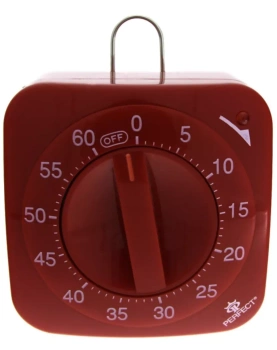 MINUTNIK ANALOGOWY Perfect TM67 CZERWONY