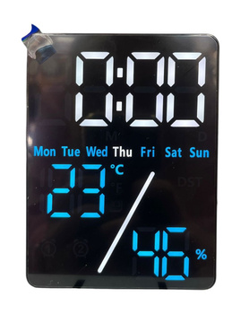 BUDZIK ELEKTRONICZNY 5508 BIAŁO / NIEBIESKI